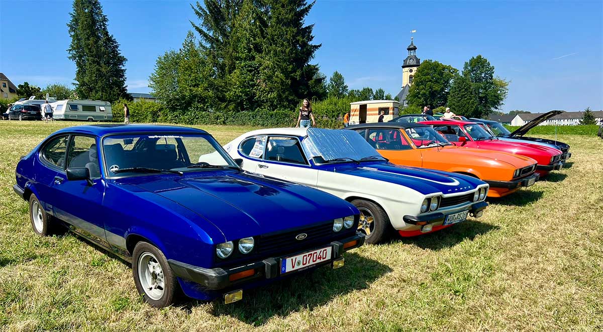 Fotogalerie 3. Ford Capri-Treffen Sachsen 2024