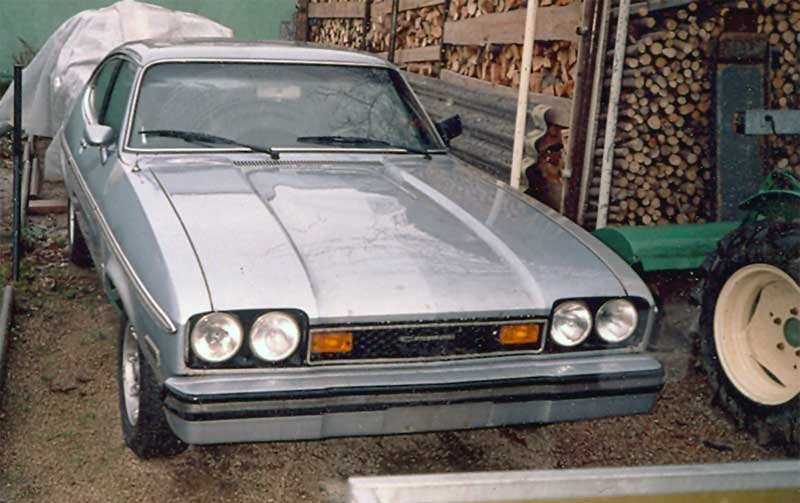 So fand Klaus Köster Anfang 1988 den US-Capri vor. Der II-er kostete 800 D-Mark.
