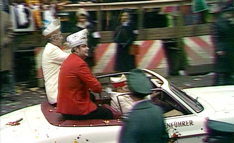 ...es transportierte den Kölner Prinzen 1972 durch den Rosenmontagszug.