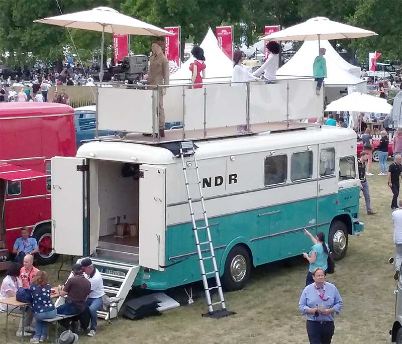 Fernsehübertragungswagen des NDR, damals.