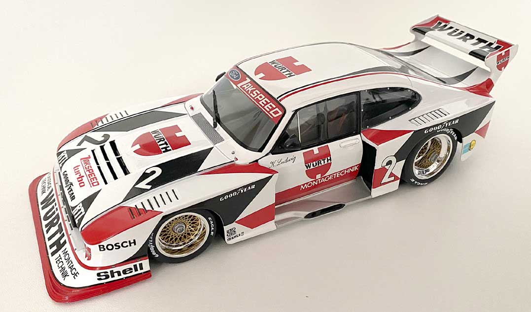 Drei Wagen mit dem 1,4 Liter Turbo für 1981. Klaus Ludwig mit Nummer 2 in der Würth-Optik mit Diffusorschacht. Drei Wagen mit dem 1,4 Liter Turbo für 1981. Klaus Ludwig mit Nummer 2 in der Würth-Optik mit Diffusorschacht.